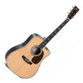 Sigma Standard Series DTC-41E Cutaway Electric Acoustic Guitar - Natural