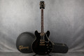 Gibson ES-335 - Gold Hardware - 2009 - Ebony - Hard Case - 2nd Hand