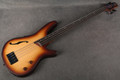 Ibanez SRH500F-NNF Fretless Bass - Natural Browned Burst Flat - Case - 2nd Hand