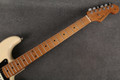 Fender 55 Stratocaster NOS - Roasted Maple Neck - White Blonde - Case - 2nd Hand