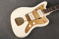 Squier 40th Anniversary Jazzmaster Gold Edition Olympic White - Bag - 2nd Hand