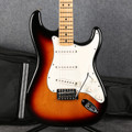 Fender Mexican Standard Stratocaster - Brown Sunburst - Gig Bag - 2nd Hand