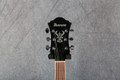 Ibanez Artcore Series AF55-TKF - Transparent Black Flat - Gig Bag - 2nd Hand