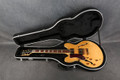 Epiphone Sheraton II - Left Handed - Natural - Hard Case - 2nd Hand