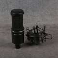 Audio-Technica AT2020 Cardioid Condenser Studio Microphone - 2nd Hand