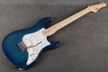 FGN Expert Odyssey EOS2-ASH-M - See-Thru Blue Burst - Hard Case - 2nd Hand