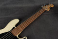 Fender Deluxe Active Jazz Bass V - Olympic White - Gig Bag - 2nd Hand