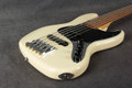 Fender Deluxe Active Jazz Bass V - Olympic White - Gig Bag - 2nd Hand