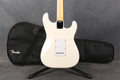 Fender MIJ Traditional 68 Stratocaster LH - 2018 - Arctic White - Bag - 2nd Hand