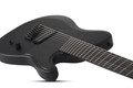 Schecter PT-8 MS Black Ops - Satin Black Open Pore