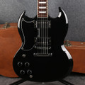 Gibson SG Standard T - 2017 - Left Handed - Ebony - Hard Case - 2nd Hand