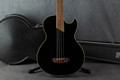 Washburn AB10 Acoustic Bass - Black - Hard Case - 2nd Hand