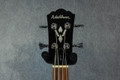 Washburn AB10 Acoustic Bass - Black - Hard Case - 2nd Hand