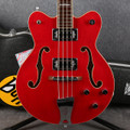 Gretsch G5442BDC Electromatic Short Scale Bass Transparent Red - Case - 2nd Hand
