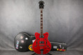 Gretsch G5442BDC Electromatic Short Scale Bass Transparent Red - Case - 2nd Hand