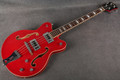 Gretsch G5442BDC Electromatic Short Scale Bass Transparent Red - Case - 2nd Hand