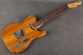 Doug Wilkes Guitars Single Cut Electric - Zebrano - Hard Case - 2nd Hand