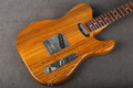 Doug Wilkes Guitars Single Cut Electric - Zebrano - Hard Case - 2nd Hand