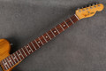 Doug Wilkes Guitars Single Cut Electric - Zebrano - Hard Case - 2nd Hand