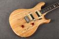 PRS SE Custom 24 Spalted Maple - Natural - Gig Bag - 2nd Hand