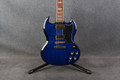 Epiphone Limited Edition G-400 Deluxe Pro - Trans Blue - 2nd Hand