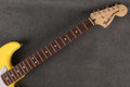 Fender Ltd Ed Tom Delonge Stratocaster - Graffiti Yellow - Bag - 2nd Hand