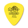 Jim Dunlop 418P Tortex Standard Guitar Pick, .73mm, Yellow, 12 Pack