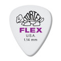 Jim Dunlop 428P Tortex Flex Standard Guitar Pick, 1.14mm, Purple, 12 Pack