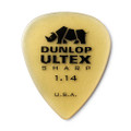 Jim Dunlop 433P Ultex Sharp Guitar Pick, 1.14mm, 6 Pack