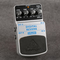 Behringer DR600 Stereo Reverb Pedal - 2nd Hand