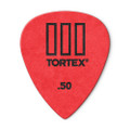 Jim Dunlop 462P Tortex TIII Guitar Pick, .50mm, Red, 12 Pack