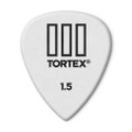 Jim Dunlop 462P Tortex TIII Guitar Pick, 1.50mm, White, 12 Pack