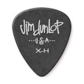 Jim Dunlop 479RXH Polys Guitar Pick, Extra Heavy, Black, 72 Pack