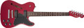 Fender Jim Adkins JA-90 Telecaster Thinline - Crimson Red Transparent