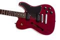 Fender Jim Adkins JA-90 Telecaster Thinline - Crimson Red Transparent