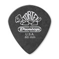 Jim Dunlop 482P Tortex Pitch Black Jazz III Guitar Pick, .60mm, 12 Pack