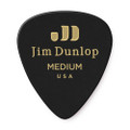 Jim Dunlop 483P Celluloid Guitar Pick, Black, Medium, 12 Pack