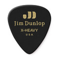 Jim Dunlop 483P Celluloid Guitar Pick, Black, Extra Heavy, 12 Pack