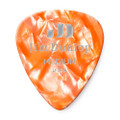 Jim Dunlop 483P Celluloid Guitar Pick, Orange Pearloid, Medium, 12 Pack