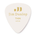 Jim Dunlop 483R Celluloid Guitar Pick, White, Thin, 72 Pack