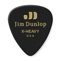 Jim Dunlop 483R Celluloid Guitar Pick, Black, Extra Heavy, 72 Pack