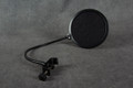 Marantz MPM-1000 Condenser Microphone - Shock Mount & Pop Shield - 2nd Hand
