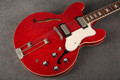 Epiphone Riviera - 2010 - Cherry - Hard Case - 2nd Hand