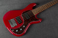 Gibson EB-5 Bass - 5 String - Refin Cardinal Red - Hard Case - 2nd Hand