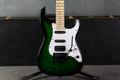 Jackson X Series Adrian Smith Signature SDXQ MN - Trans Green - Case - 2nd Hand