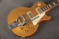 Gibson Custom Shop R7 1957 Les Paul Standard Bigsby - Goldtop - Case - 2nd Hand