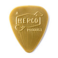 Jim Dunlop HEV210P Herco Vintage 66 Guitar Pick, Light, Gold, 6 Pack