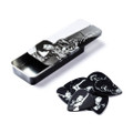 Jim Dunlop JH-PT05H Jimi Hendrix Pick Tin, Silver Portrait I