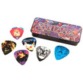 Jim Dunlop Guitar Picks x 6 SANPT01M Santana Pick Tin - Med