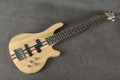 Gear4Music Chicago BG-CHG5-NT 5-String Neck Thru Bass Guitar - 2nd Hand